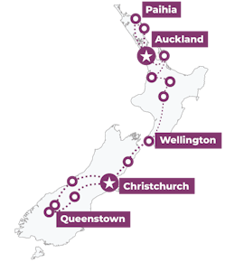 Ultimate New Zealand map